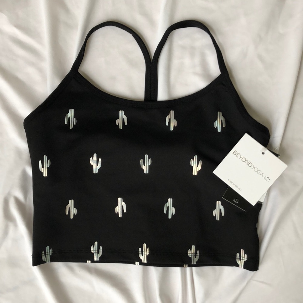 Beyond Yoga Iridescent Cactus Crop Top!